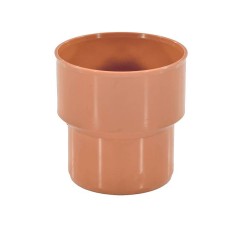 Переход НПВХ (ПВХ) на чугун Дн 110 коричневый безнапорный б/манжеты Ostendorf KGUG