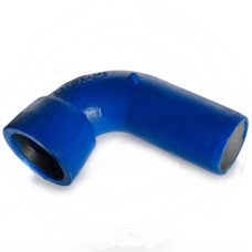 Отвод раструб-гладкий конец ОРГ Ду-100 15 градусов RJ (ВРС) ВЧШГ с ЦПП цинк+AL ГОСТ ISO 2531-2012