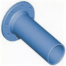 Патрубок фланец-гладкий конец ПФГ Ду-200 (L=1500) ВЧШГ с ЦПП цинк+AL ГОСТ ISO 2531-2012