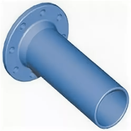 Патрубок фланец-гладкий конец ПФГ Ду-100 (L=500) ВЧШГ с ЦПП цинк+AL ГОСТ ISO 2531-2012 в Перми