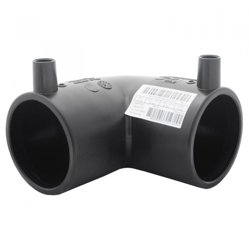 Отвод ПЭ100 спигот Дн 90 90гр Ру-16 SDR11 в Перми