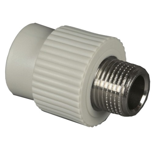 Муфта PP-R комбинированная серая НР (НАР) Дн 25-3/4" Wavin Ekoplastik в Перми