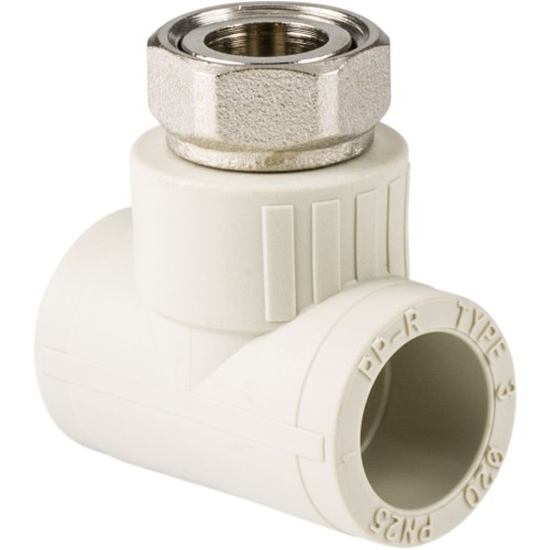 Тройник PP-R с накидной гайкой Дн 20-1/2" Pro Aqua в Перми