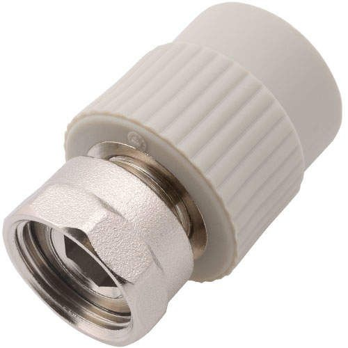 Переход PP-R серый с накидной гайкой Дн 25-1" Wavin Ekoplastik в Перми