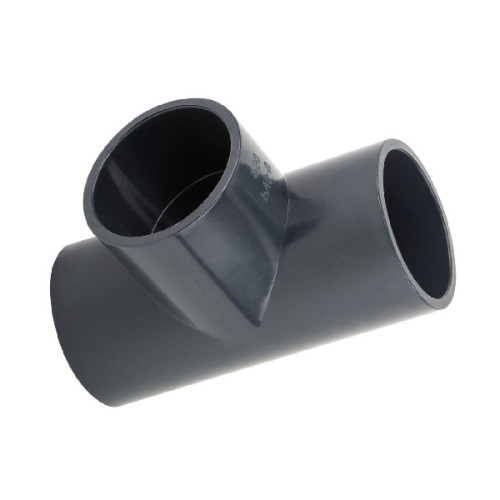 Тройник ПВХ клеевой Дн 160 90гр Ру-16 серый напорный Aquaviva в Перми