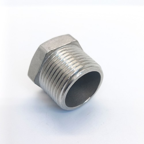 Заглушка нержавеющая шестигранная торцевая НР Ру 16 AISI 304 10 мм 3/8"