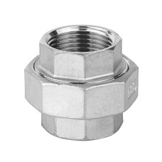 Американка чугунная прямая оцинкованная ВР (ВН) 32 мм 1 1/4" ГОСТ 8959-75