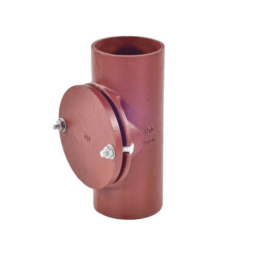 Ревизия чугунная SML Ду-100 с круглой крышкой безраструбная Китай в Перми