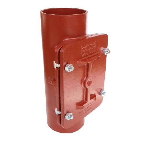 Ревизия чугунная SML Ду-100 с прямоугольной крышкой безраструбная Китай в Перми