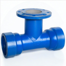 Тройник раструб-фланец ТРФ Ду 200-100 Тайтон ВЧШГ с ЦПП цинк+AL ГОСТ ISO 2531-2012