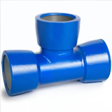 Тройник раструбный ТР Ду 200-150 45 градусов Тайтон ВЧШГ с ЦПП цинк+AL ГОСТ ISO 2531-2012