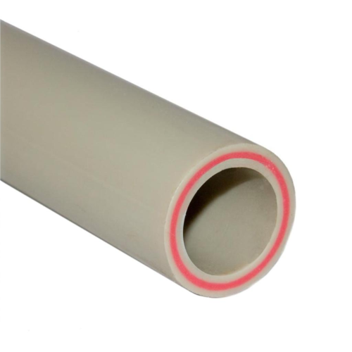 Труба полипропиленовая PP-R напорная белая армированная посередине Ру 20 SDR 6 Pro Aqua Duo 25х4,2 мм 4 м в Перми