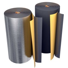 Рулон из вспененного полиэтилена 10/1,0-10 (Т<95°C) самокл с фольг чёрн Energoflex BLACK STAR DUCT AL