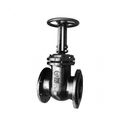 Задвижка клиновая чугунная фланцевая с выдвижныи шпинделем Ру 10 30ч6бр 80 мм