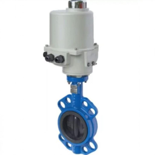 Затвор с чугунным диском и электроприводом межфланцевый 1,6 МПа EPDM ЗПФ GG25 ЛАЗ 65х43 мм в Перми