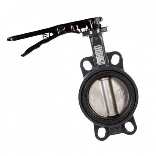 Затвор ручной с нержавеющий диском и рукояткой межфланцевый 1,6 МПа EPDM EURO Benarmo 100 мм в Перми