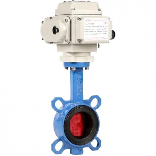 Затвор с чугунным диском и электроприводом межфланцевый 1,6 МПа EPDM Benarmo 80 мм в Перми