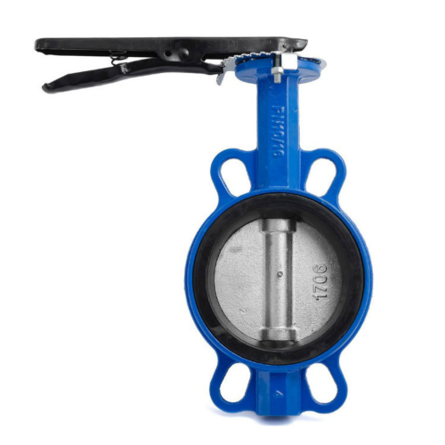 Затвор ручной со стальный диском и рукояткой межфланцевый 1,6 МПа EPDM VP5445S GGG50 Tecofi 65 мм в Перми