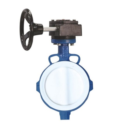 Затвор с чугунным диском и редуктором межфланцевый 2,5 МПа EPDM VP4458 Tecofi 200 мм в Перми