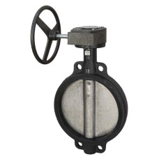 Затвор с чугунным диском и редуктором межфланцевый 1,6 МПа EPDM VPI4448 GGG50 Tecofi 150 мм