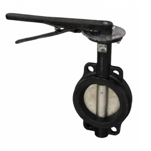 Затвор ручной с нержавеющий диском и рукояткой межфланцевый 1,6 МПа EPDM ЗДМ 05 Ридан 250 мм в Перми