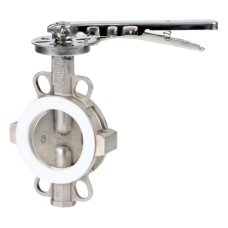 Затвор ручной с нержавеющий диском и рукояткой межфланцевый 1,6 МПа EPDM Genebre 2104 Genebre 80 мм