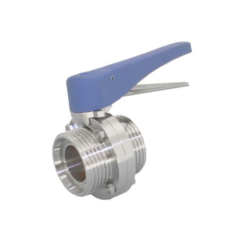 Затвор ручной с нержавеющий диском и рукояткой межфланцевый и внутренней резьбой 0,8 МПа EPDM NK-DZm NK 32х70 мм в Перми