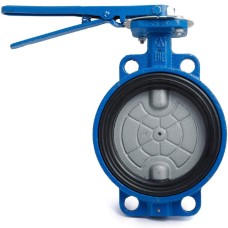 Затвор ручной с чугунным диском и рукояткой межфланцевый 1,6 МПа EPDM Genebre 2103 GG20 Genebre 65 мм