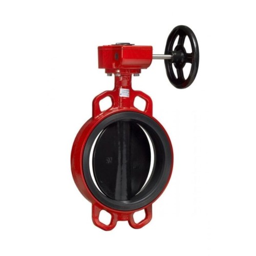 Затвор с чугунным диском и редуктором межфланцевый 1,6 МПа EPDM ЗПВС GG25 АДЛ 350 мм в Перми